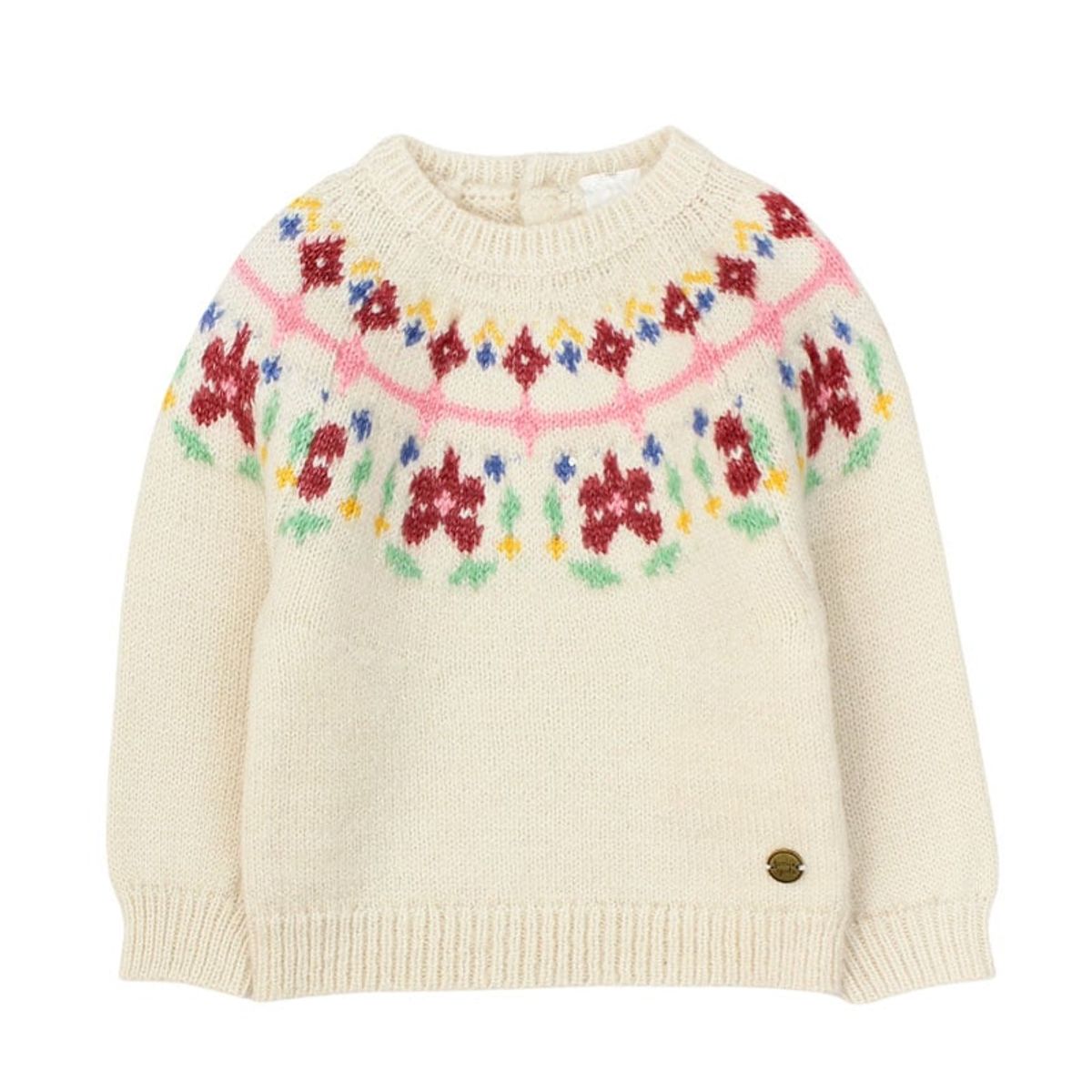 FICCUS - Sweater Bebé Niña Foresta Blanco