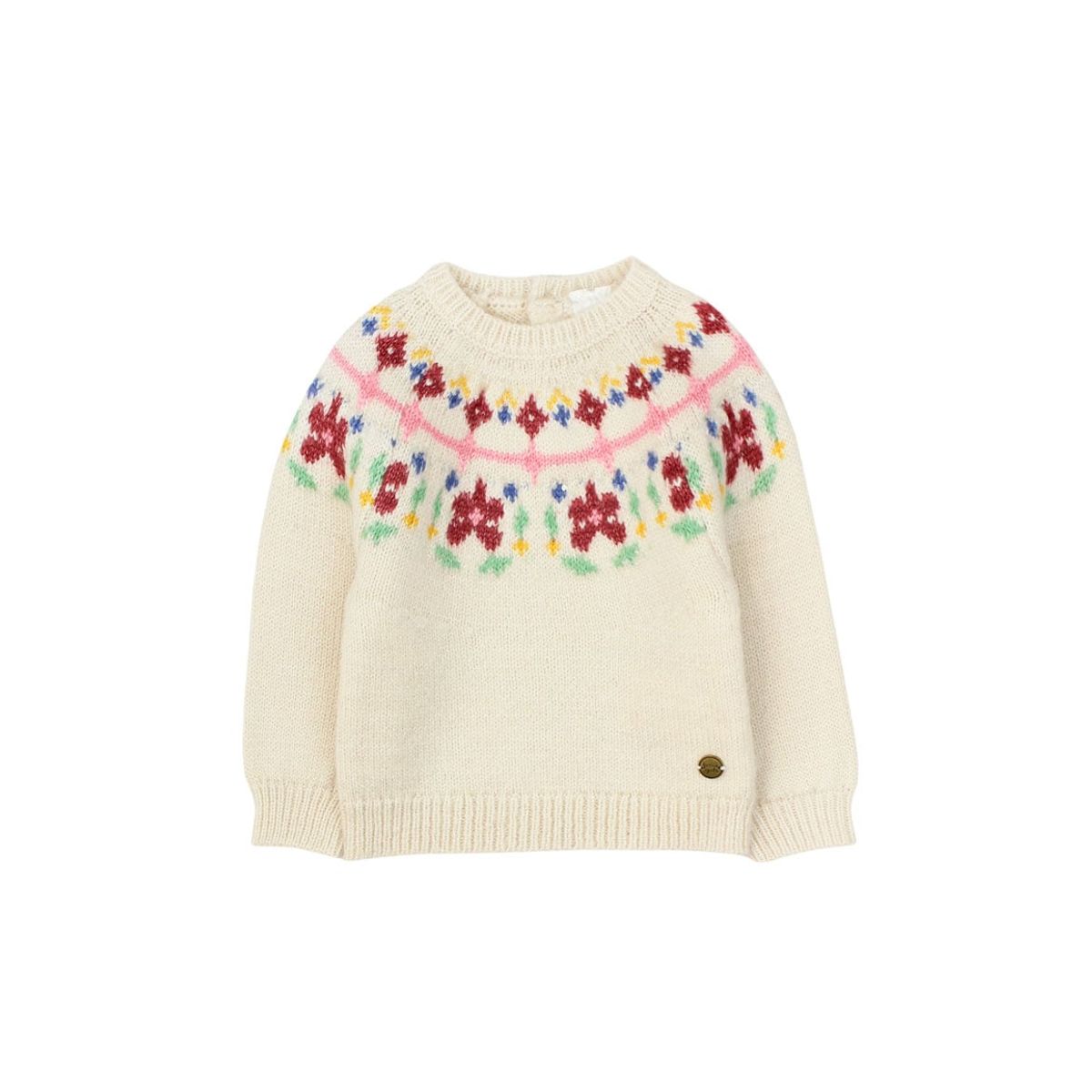 FICCUS - Sweater Bebé Niña Foresta Blanco