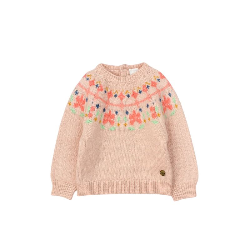 FICCUS - Sweater Bebé Niña Foresta Rosa