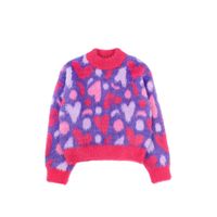 Sweater Kids Niña Move Fucsia.