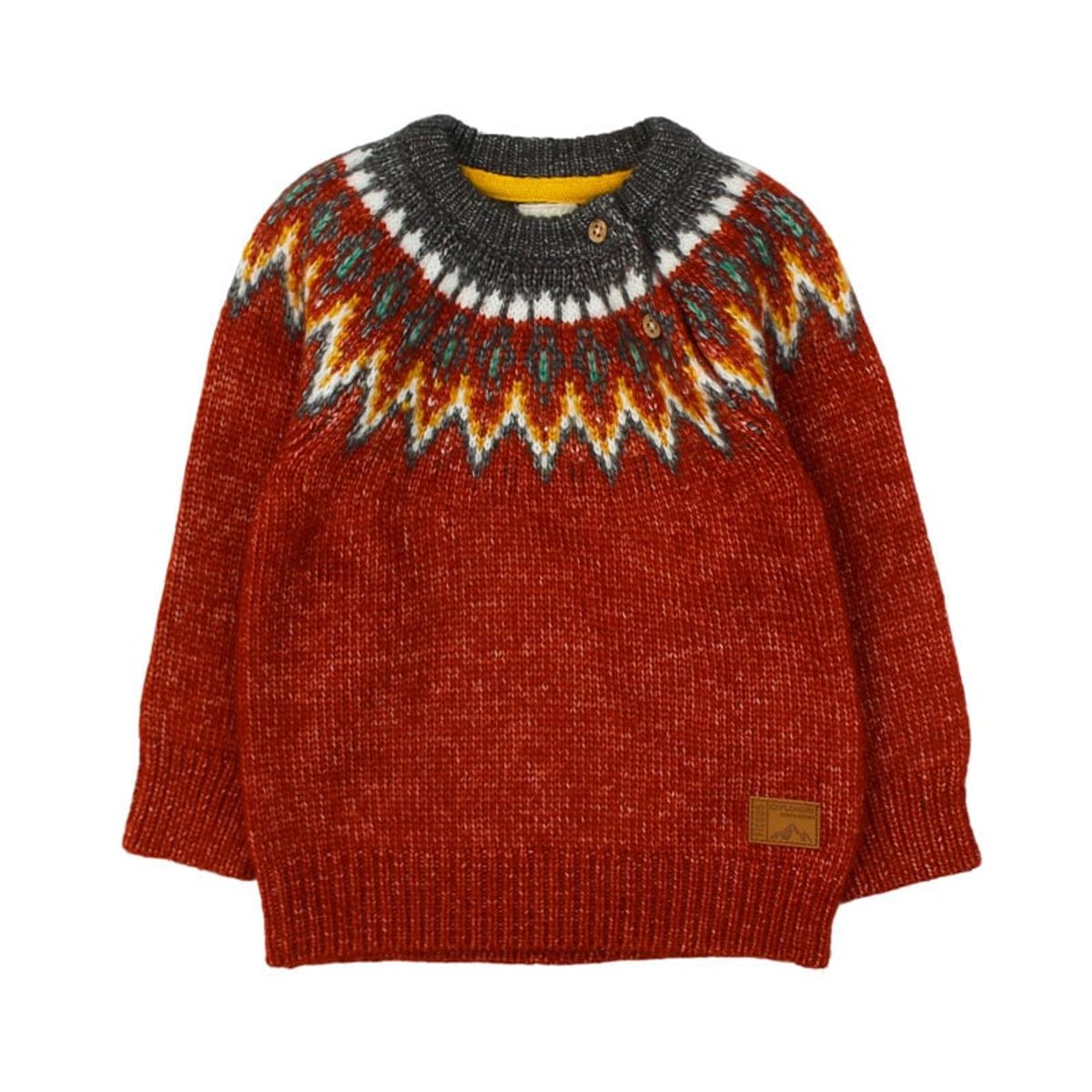 FICCUS - Sweater Bebé Niño Foresta Rojo