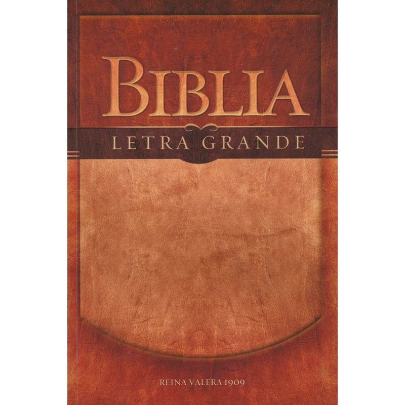 VIDA - Biblia RVR 1909 Letra Grande Rustica