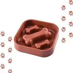 GENERICO - Plato Anti Estres Mascotas - Huesitos