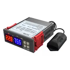 MUNDO MAGIA - Controlador Temperatura Humedad Higrostato 220v 10a Stc-3028