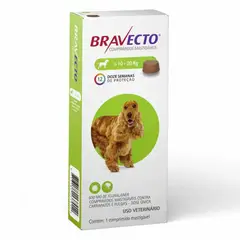 MSD - Bravecto Antiparasitario Perro 10 a 20Kg - 3 Meses