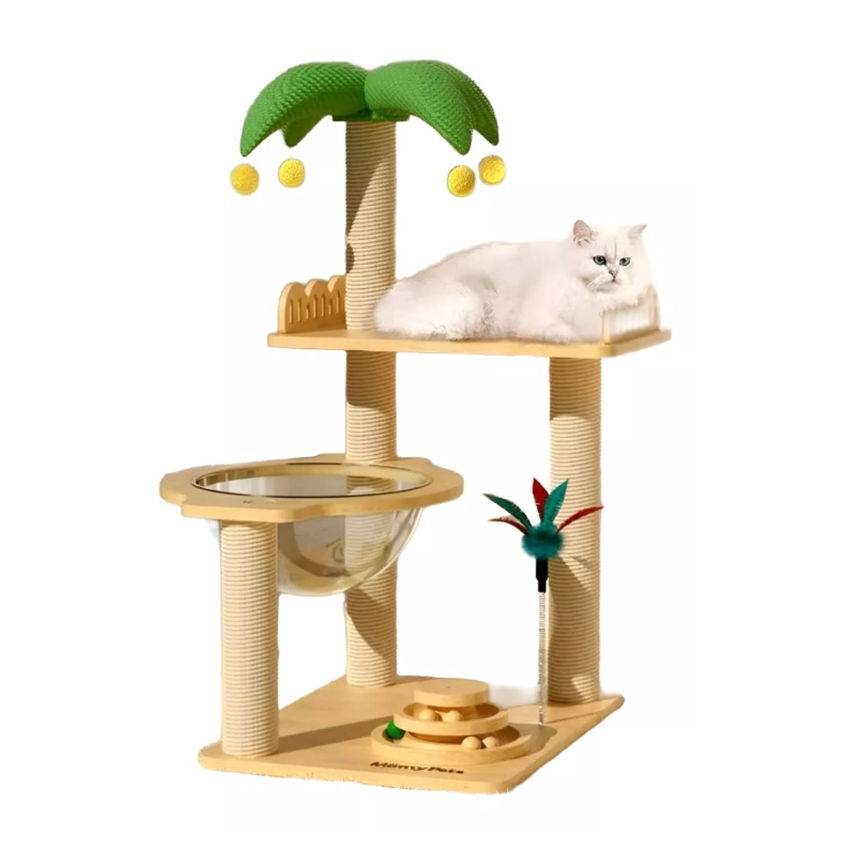 HOMER OUTDOOR - Rascador Para Gatos Cocolumpio Para Gatos De 4 Pisos