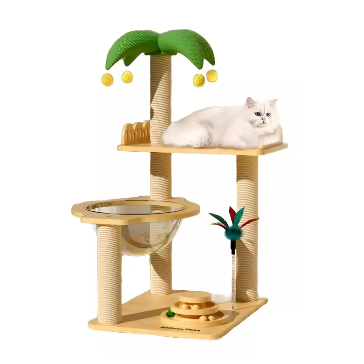 HOMER OUTDOOR - Rascador Para Gatos Cocolumpio Para Gatos De 4 Pisos