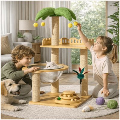 Imagen 2 del producto Rascador Para Gatos Cocolumpio Para Gatos De 4 Pisos