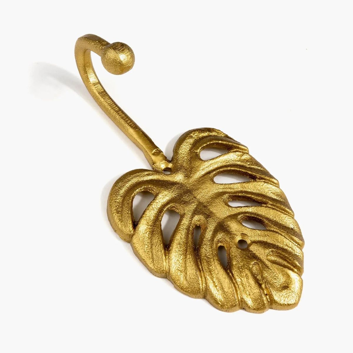 LOUNGE - Perchero Boho Hoja Monstera Dorado LOUNGE