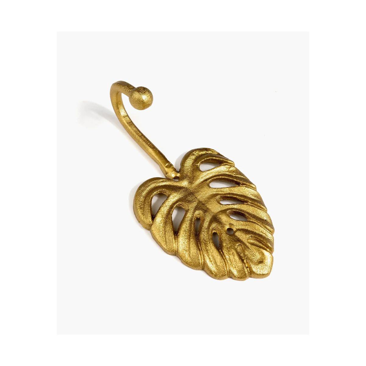 LOUNGE - Perchero Boho Hoja Monstera Dorado LOUNGE