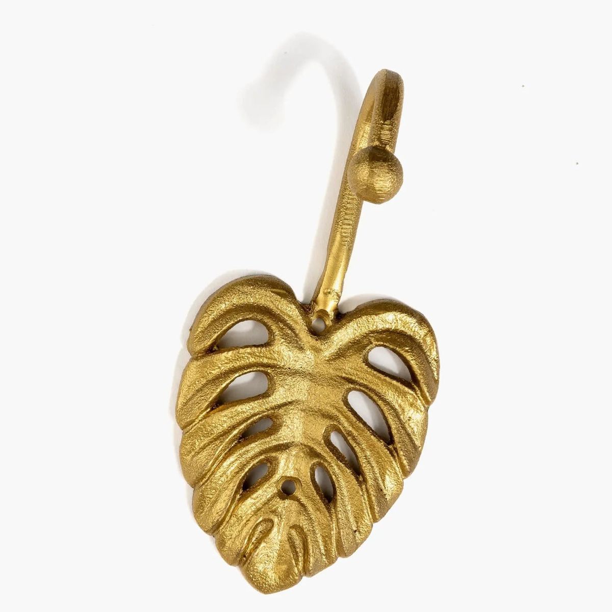 LOUNGE - Perchero Boho Hoja Monstera Dorado LOUNGE