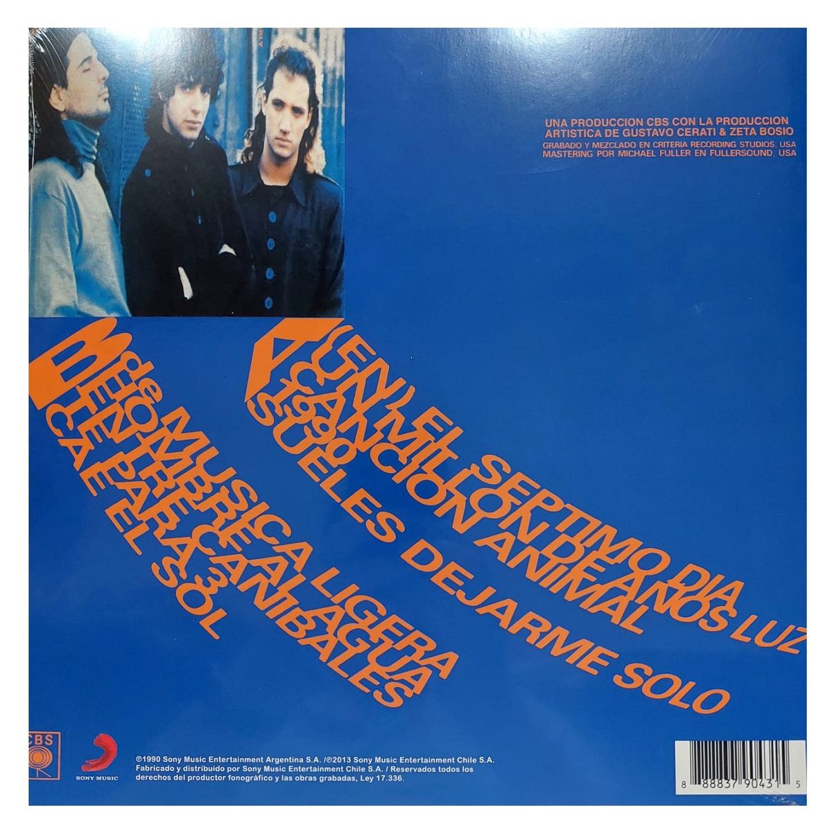 SONY - Vinilo Soda Stereo - Canción Animal