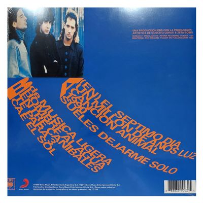 Imagen 2 del producto Vinilo Soda Stereo - Canción Animal