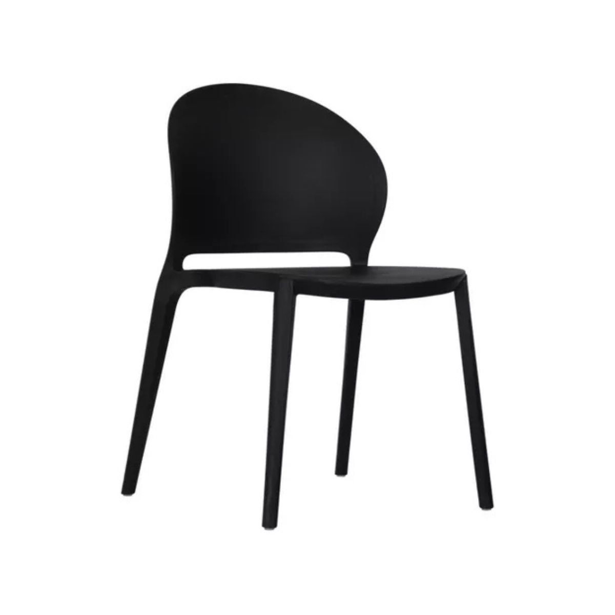 TODODESCUENTO - Pack 4 Sillas Moscu, Comedor, Cafeteria O Casino- Negra