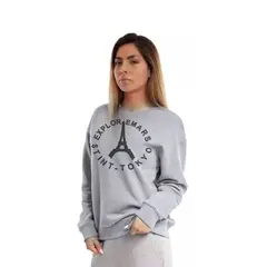 MPROPIA - Poleron Mujer Cuello Polo Invierno Forro Polar Eiffel 1728