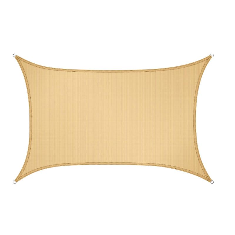 GENERICO - Toldo Vela Sombra Rectangular 35x5 Beige