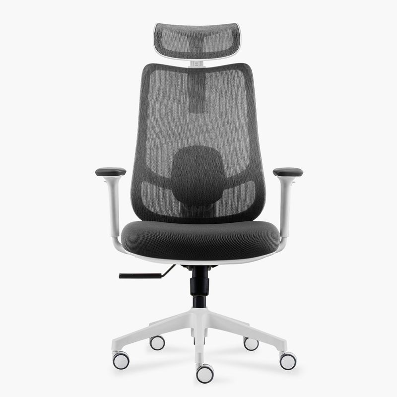 FORM OFFICE - Silla oficina Bolt Gris claro con cabecero Form