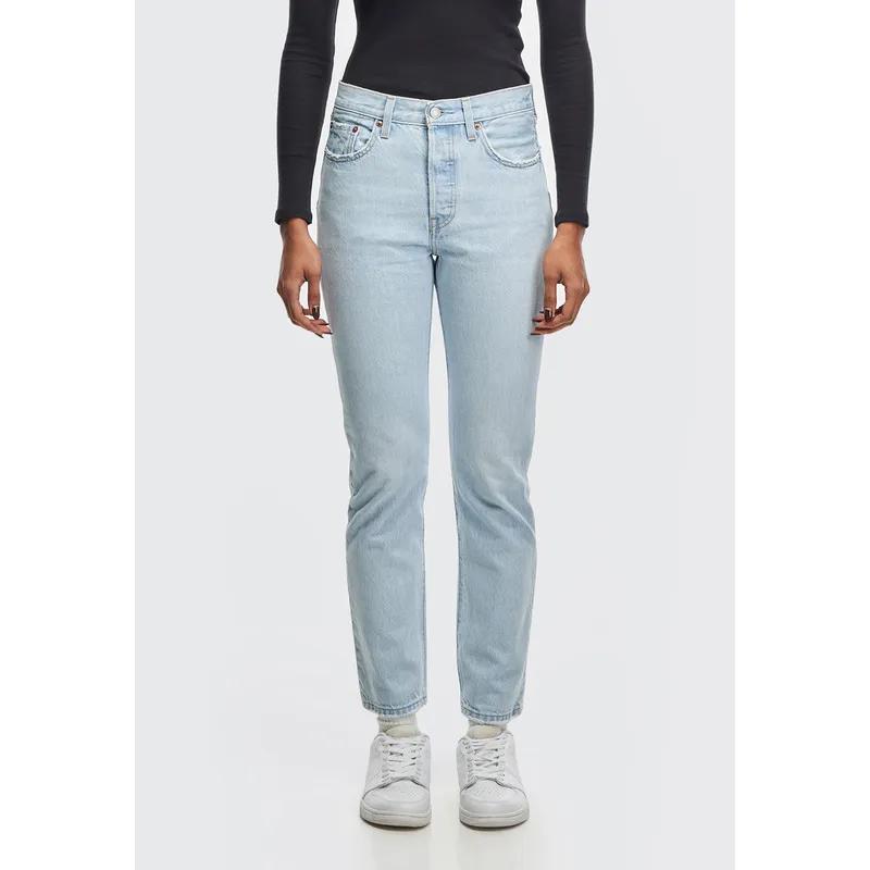 LEVIS - Jeans Mujer 501 Original Fit Azul Claro Levis
