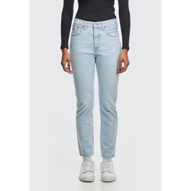 LEVIS - Jeans Mujer 501 Original Fit Azul Claro Levis