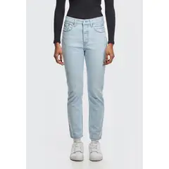 LEVIS - Jeans Mujer 501 Original Fit Azul Claro