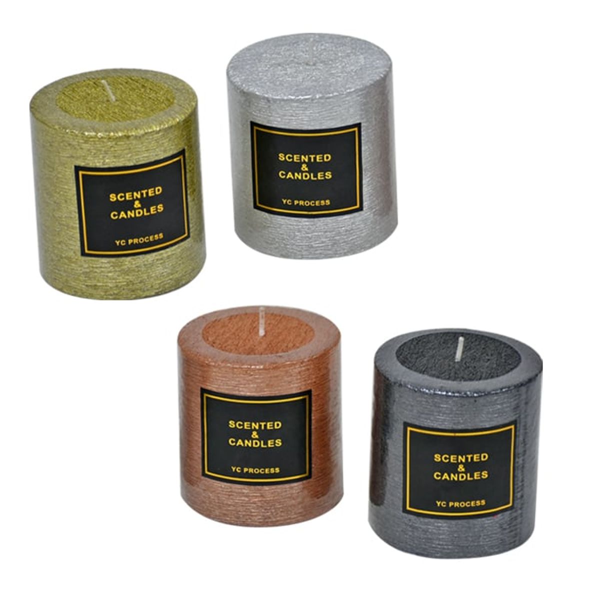 GENERICO - Velón De Color Rojo 7.5 CM