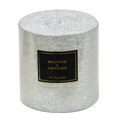 GENERICO - Velón De Color Silver 10 CM