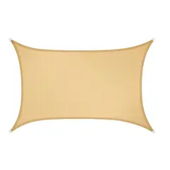 GENERICO - Toldo Vela Sombra Cuadrado 4x4 Beige