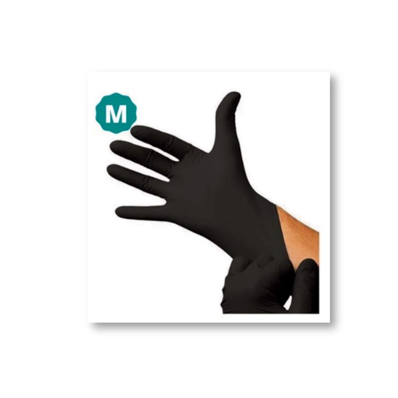 REUTTER - Guante Nitrilo M Negro Tresor