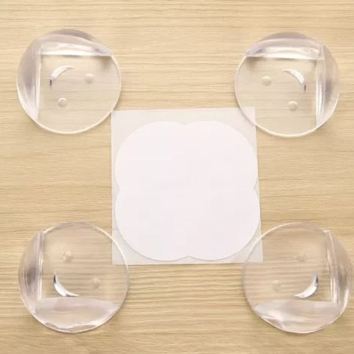 GENERICO - Pack 4 unidades de protección de esquinas silicona