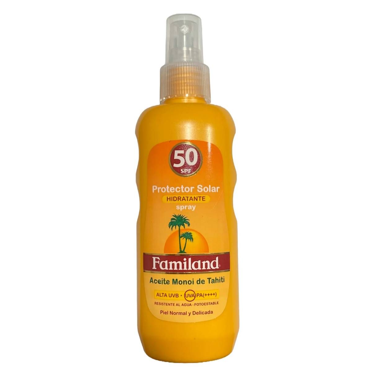 FAMILAND - Familand Protector Solar Spf50 Monoi De Tahiti Gatillo 190 Ml 