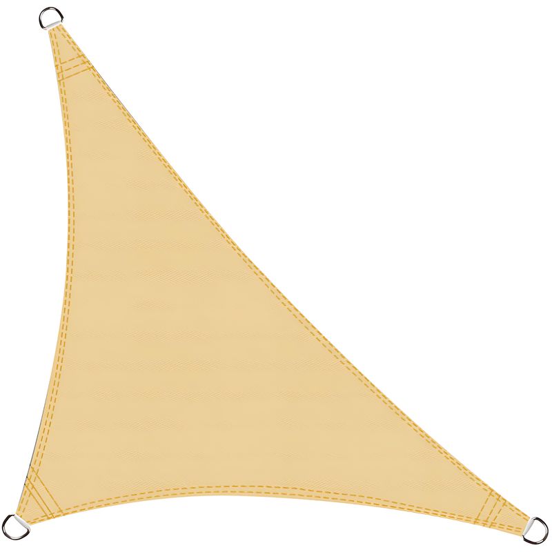 GENERICO - Toldo Vela Sombra Rectangular 5x5x5