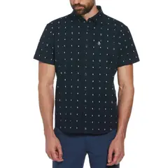 ORIGINAL PENGUIN - Camisa Estampado Hombre Algodón Navy