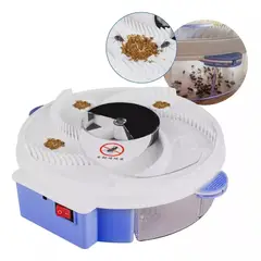 MUNDO MAGIA - Trampa Atrapa Moscas Automático Portátil Recargable 220v
