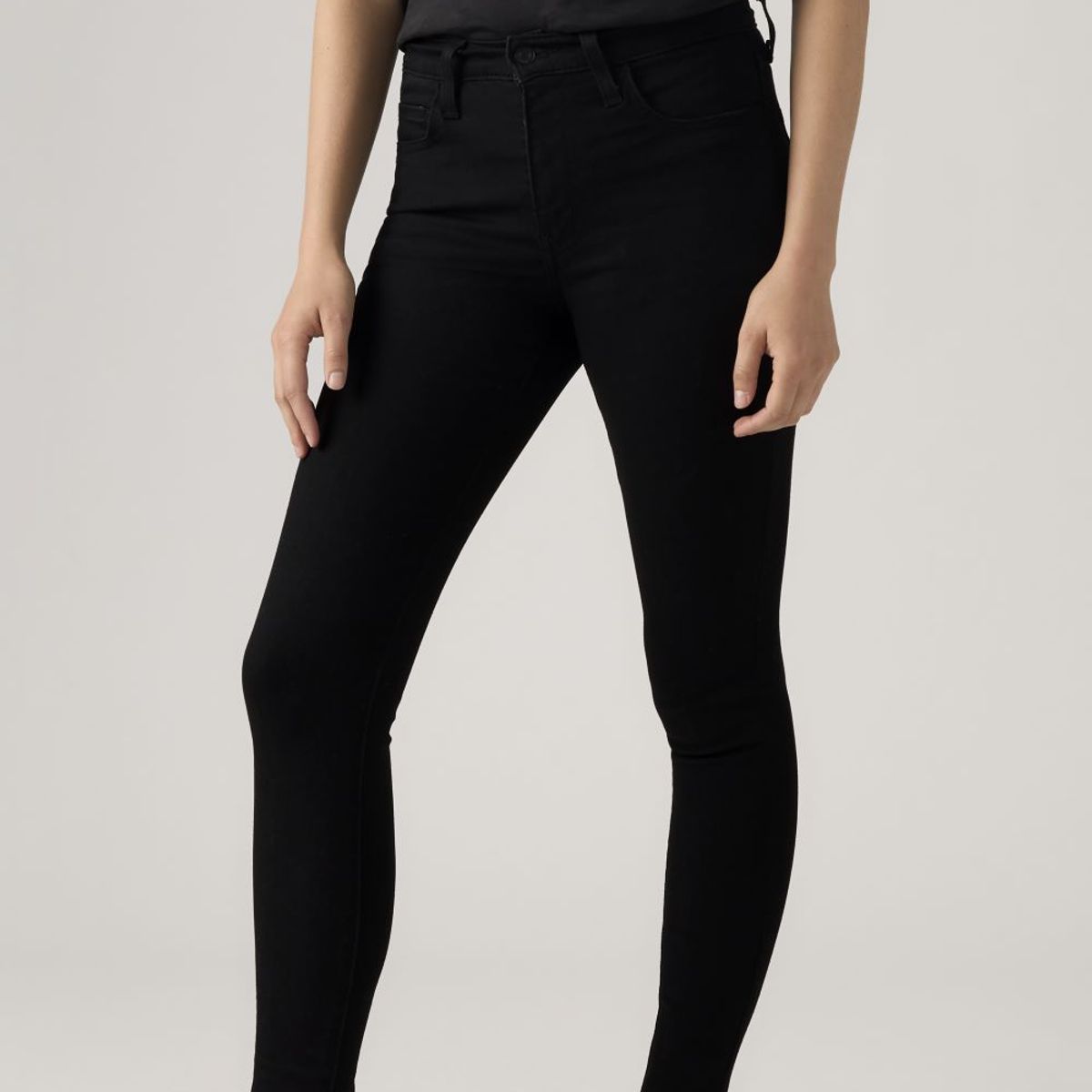 LEVIS - Jeans Mujer 720 HighRise Super Skinny Negro Levis