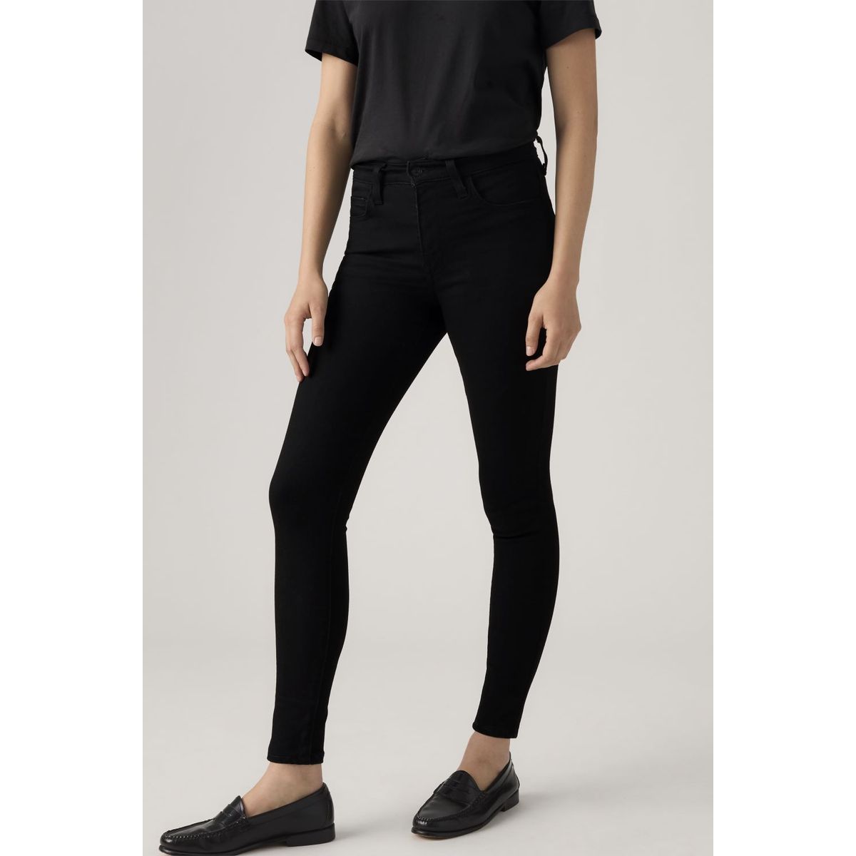LEVIS - Jeans Mujer 720 HighRise Super Skinny Negro Levis