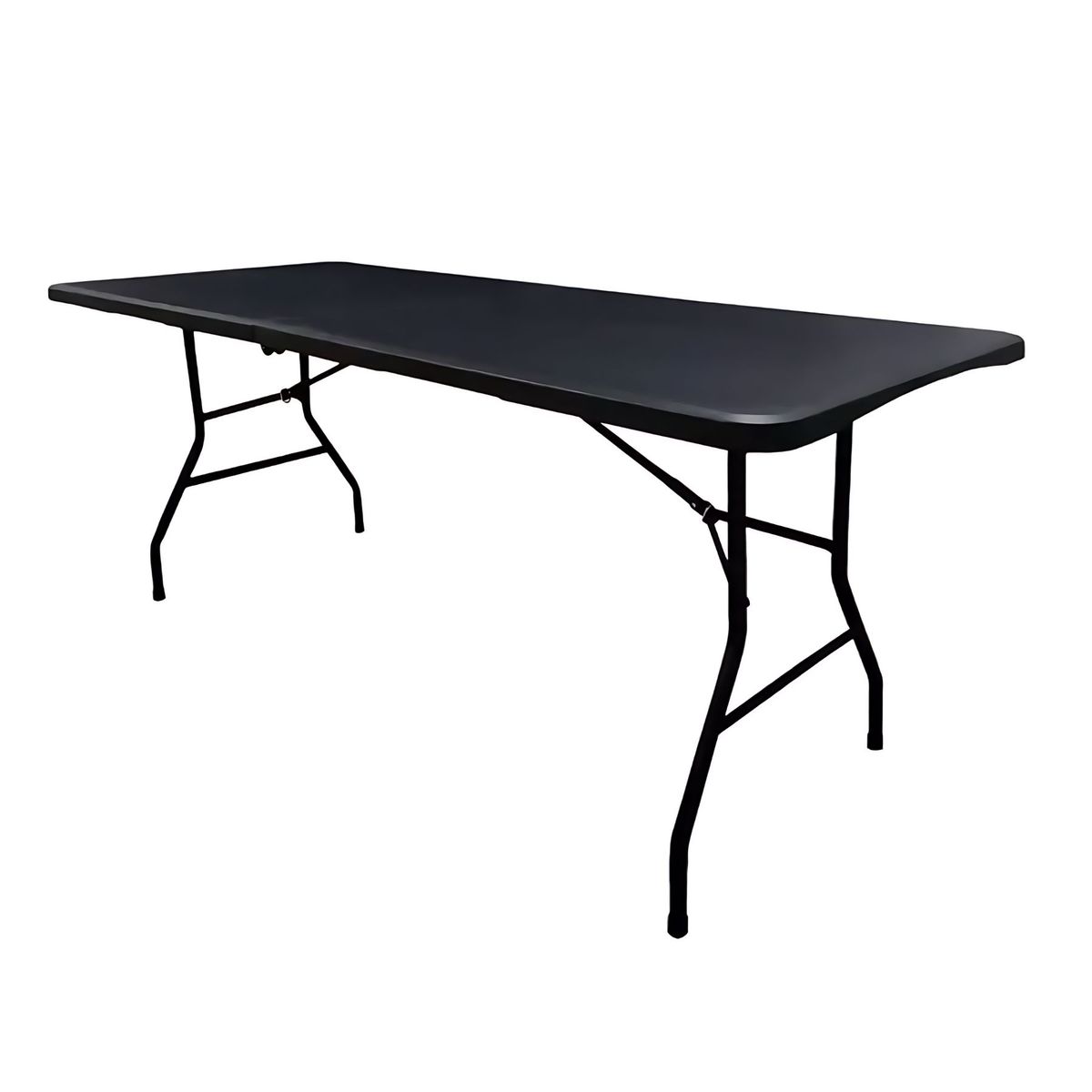 GENERICO - Mesa Plegable 180x74x74 Negra