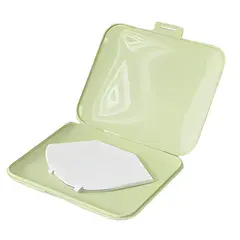 GENERICO - Porta Mascarillas Antibacterial Cuadrado Pequeña 13cm