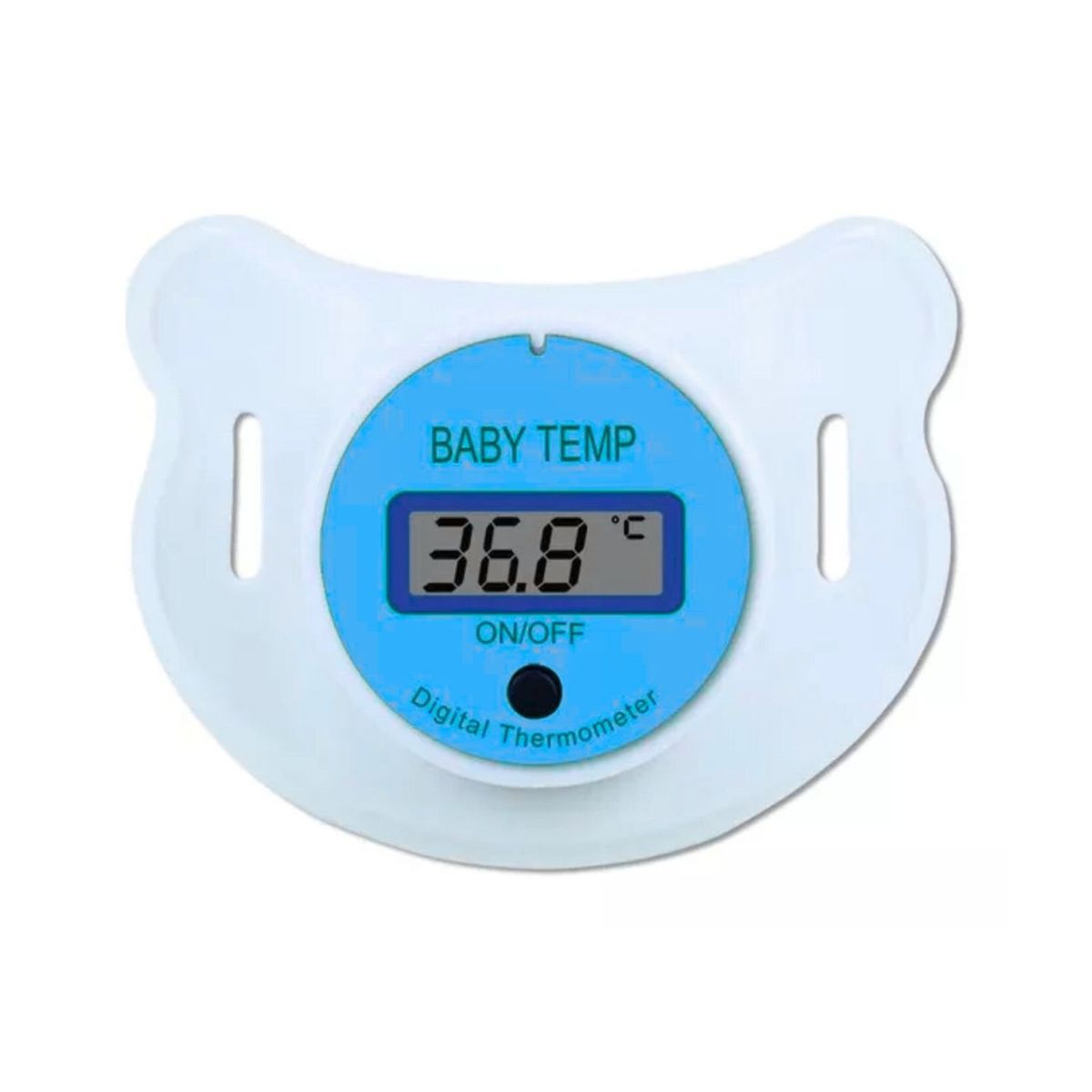 GENERICO - Chupete Termómetro Digital Bebés Niños 7cm Uso Fácil