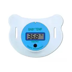 GENERICO - Chupete Termómetro Digital Bebés Niños 7cm Uso Fácil