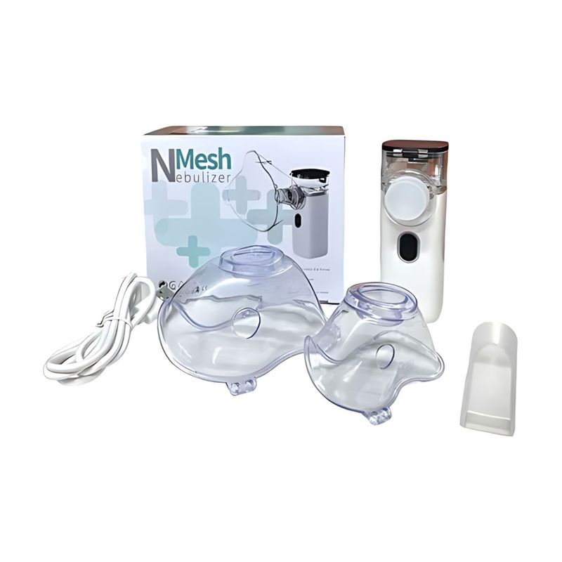GENERICO - Nebulizador Nmesh Blanco 10cm Eficiencia Compacto Portátil