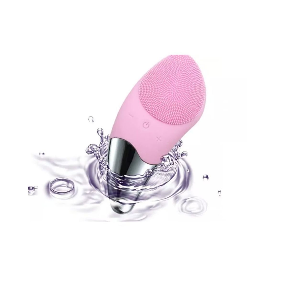 GENERICO - Sonic Facial Brush Rosa 13cm Cuidado Piel Belleza Limpieza