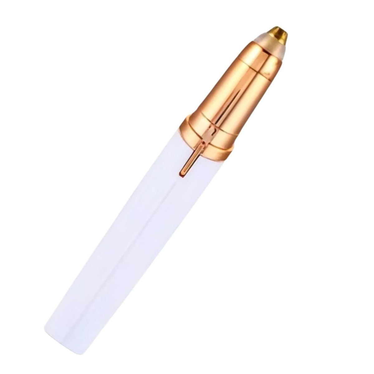 GENERICO - Depiladora Portátil Cejas Recargable 13cm Eficaz Blanca