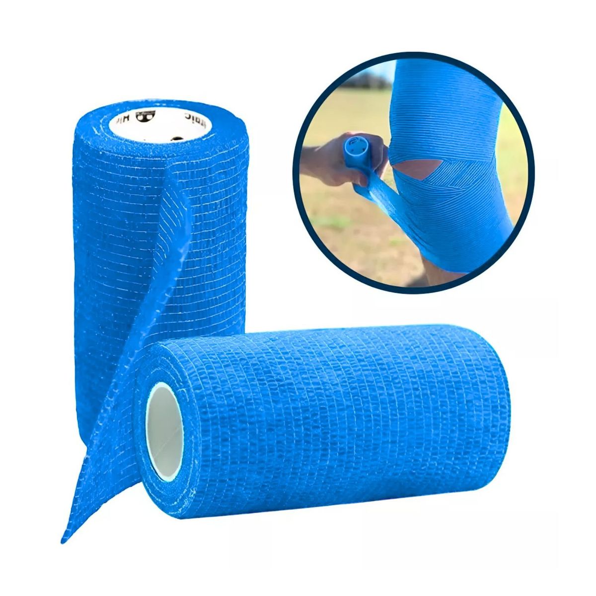 GENERICO - Venda Koban 10cm x 250cm Azul Para Primeros Auxilios