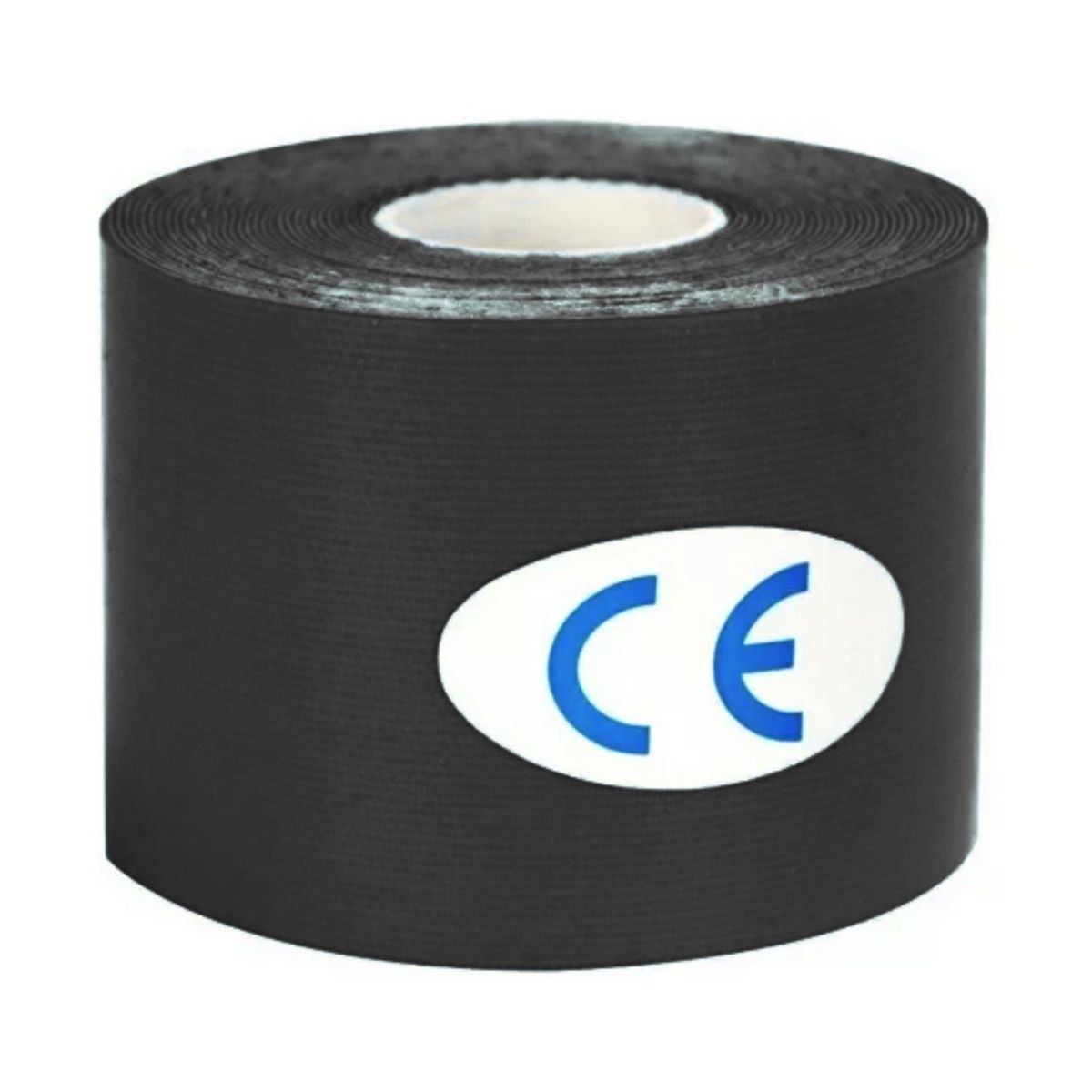 GENERICO - Bandas Kinesiológicas 5cm x 5 Metros Color Negro 500cm