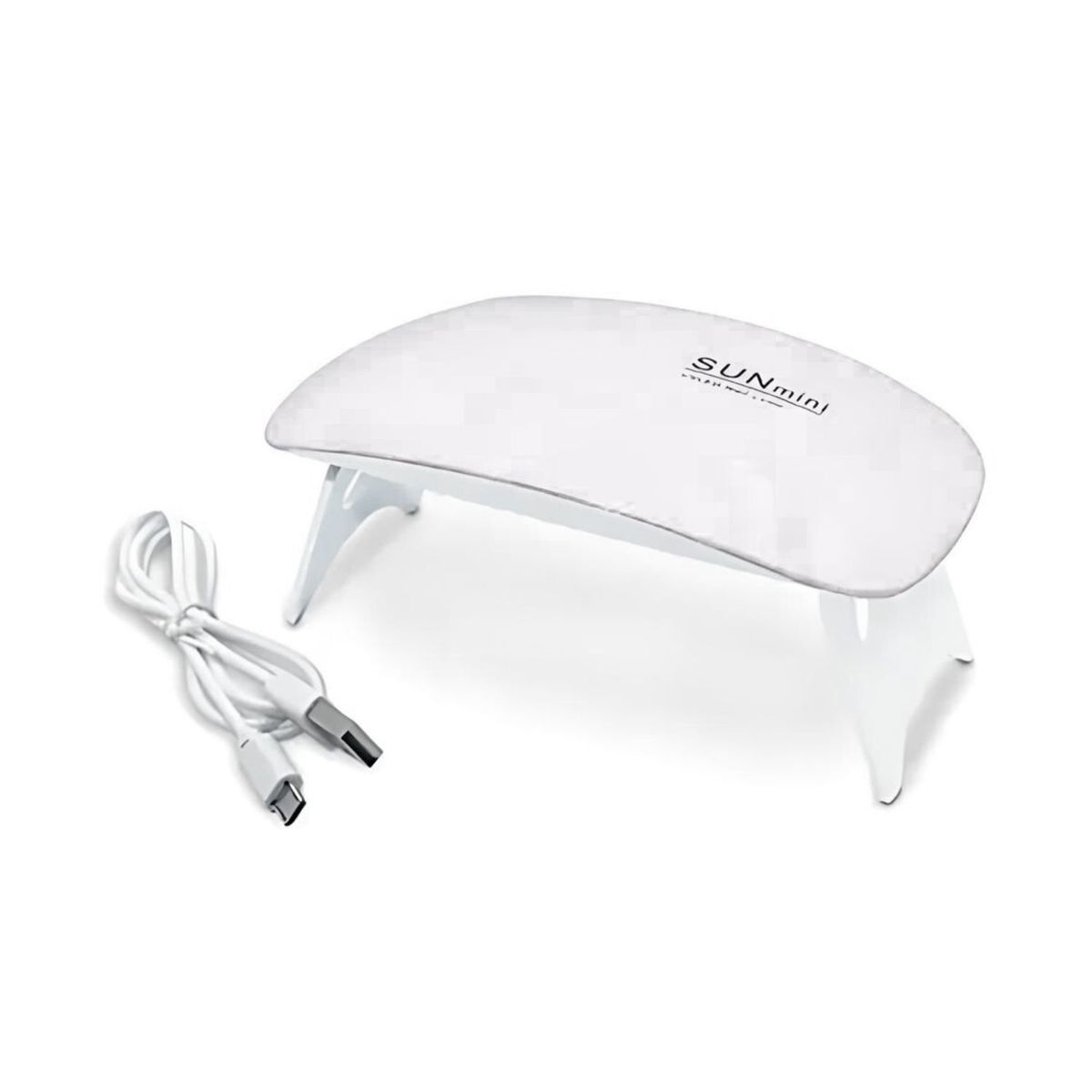 GENERICO - Mini Lámpara Uv Secador Uñas Portátil 13cm Usb Blanco