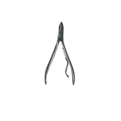 GENERICO - Cortador De Cutícula 9cm Profesional Gris Herramienta Estética