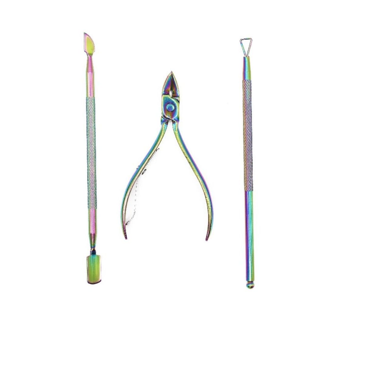 GENERICO - Set De Manicura Flower Secret Tornasol 13cm 3 Piezas