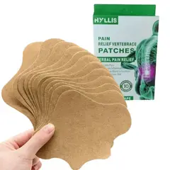 GENERICO - Parches Para La Espalda 10 Piezas 11cm Blanco Efectivos