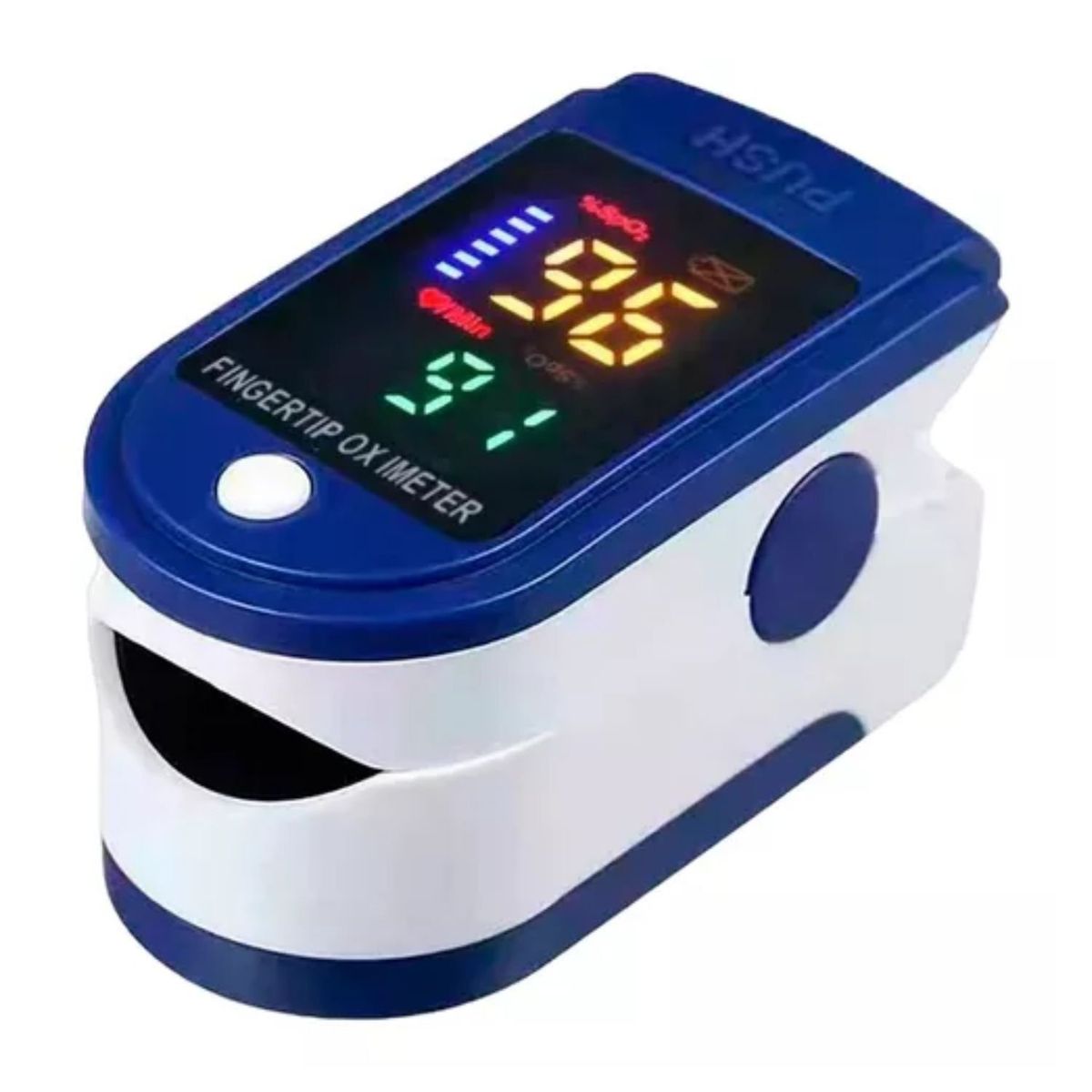 GENERICO - Oxímetro Digital Blanco 6cm Precisión Monitoreo Salud