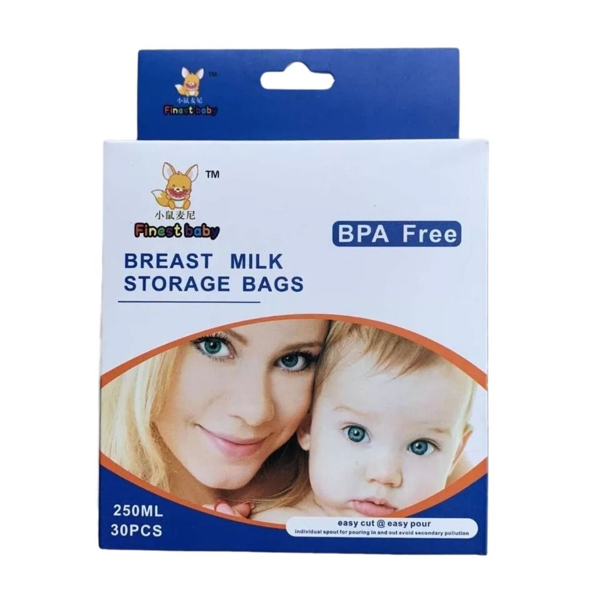 GENERICO - Bolsas Pára Leche 30 Unidades 24cm Resistentes Reutilizables